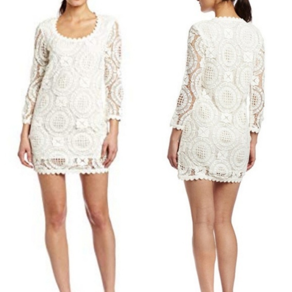 Nordstrom Dresses & Skirts - French Connection Crochet Lace Dress Boho Tunic